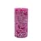 Pink & White Floral Embossed Pillar Candle by Ashland®